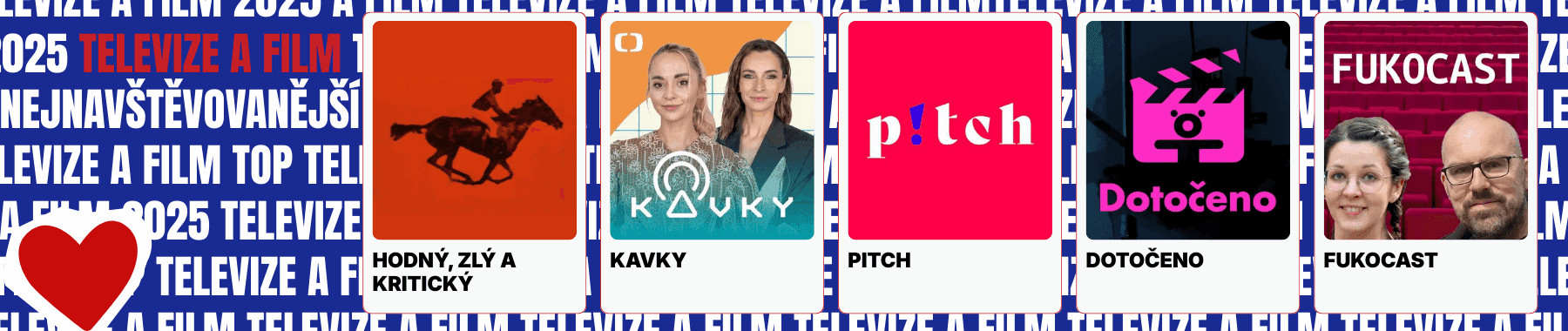 Top 5 podcastů kategorie televize a film roku 2025