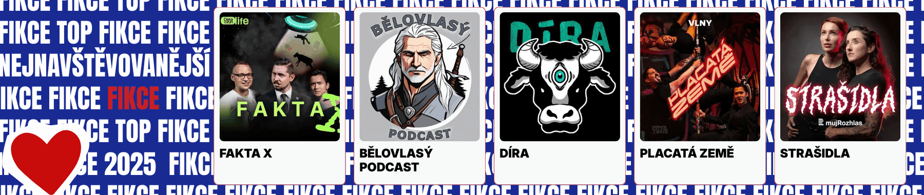 Top 5 fikčních podcastů roku 2025