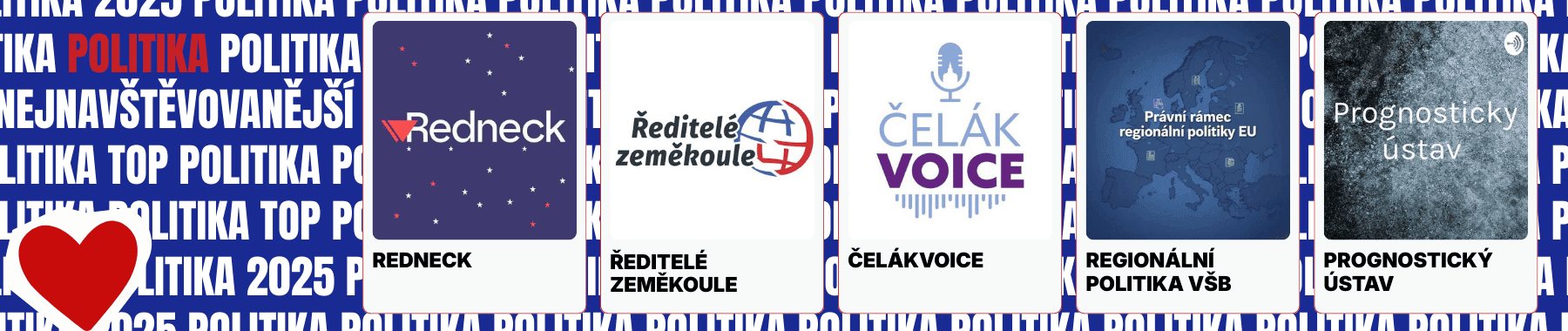 Top 5 politických podcastů roku 2025