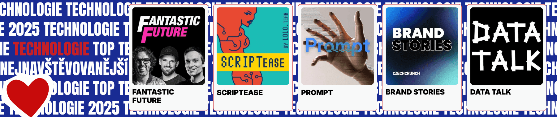 Top 5 technologických podcastů roku 2025