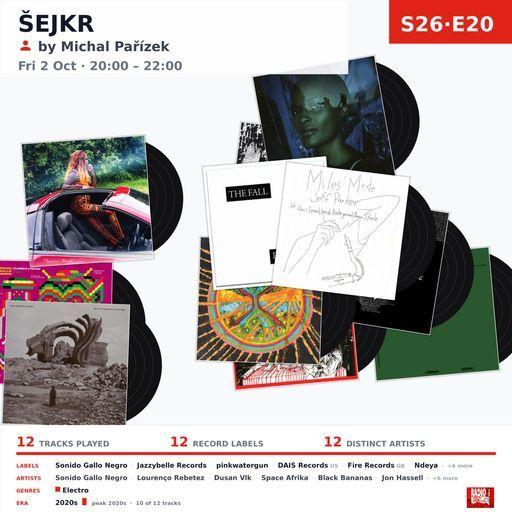 Šejkr (S26E20) — Fri 2nd Oct | 20h - 22h